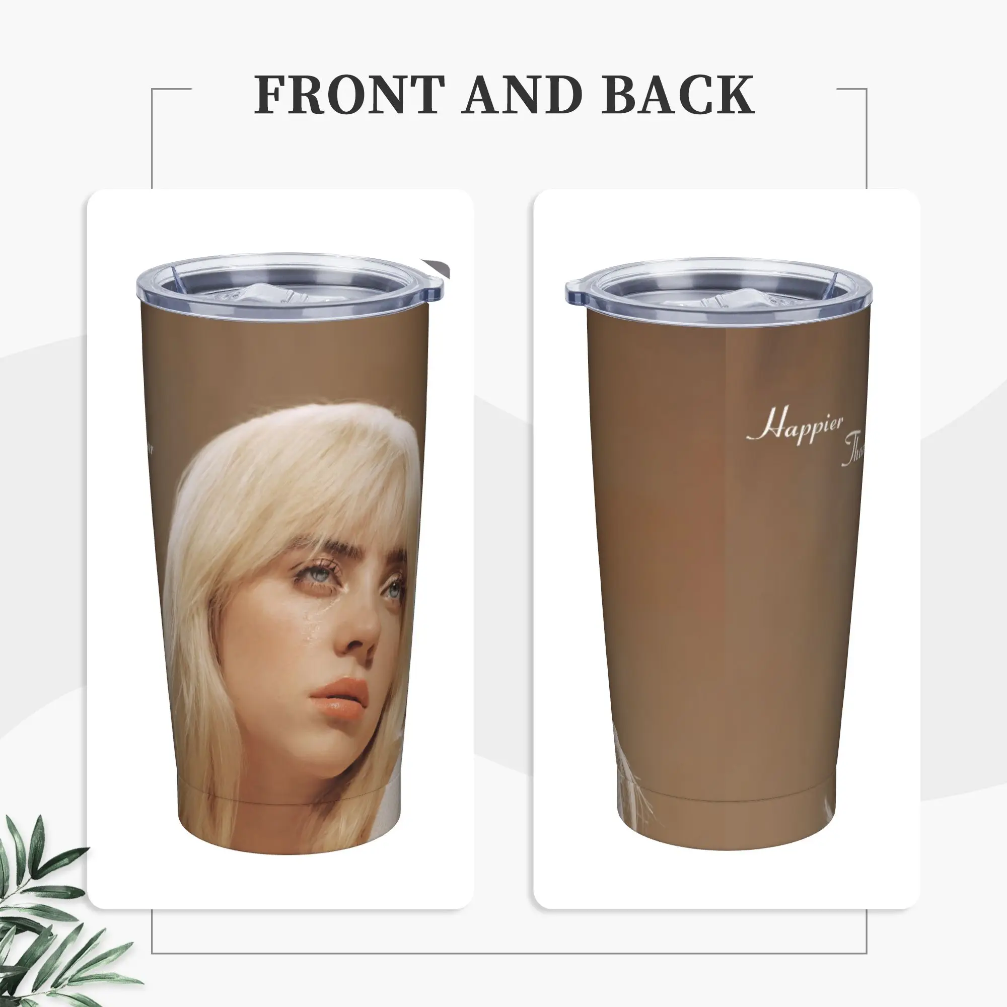 Singer Billies Tumbler Vacuum Insulated Thermal Cup Stainless Steel Double Wall Mug Hot Cold Drink