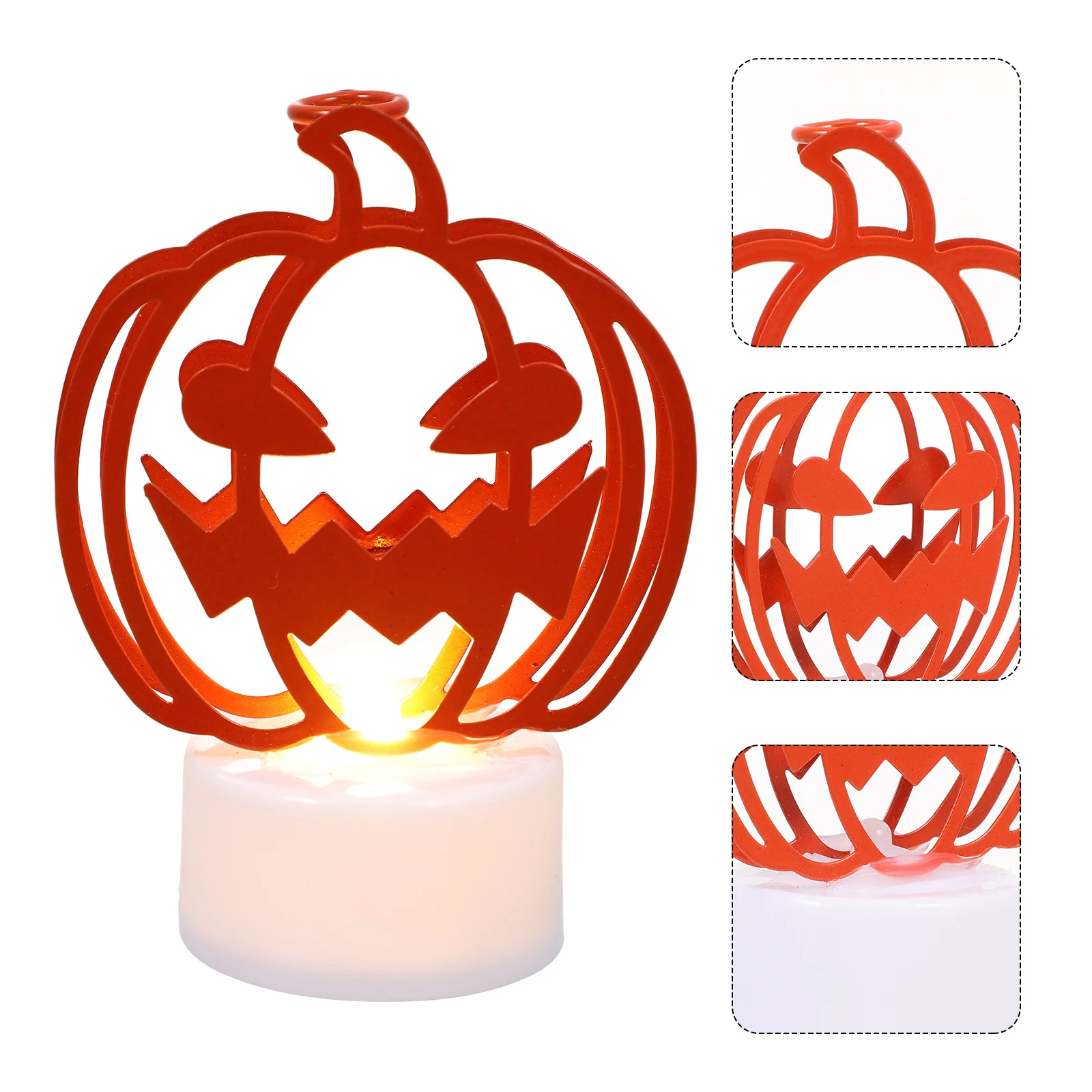 

Pumpkin Lantern Night Light Decoration Table Lamps Desk Lights for inside Halloween Neon