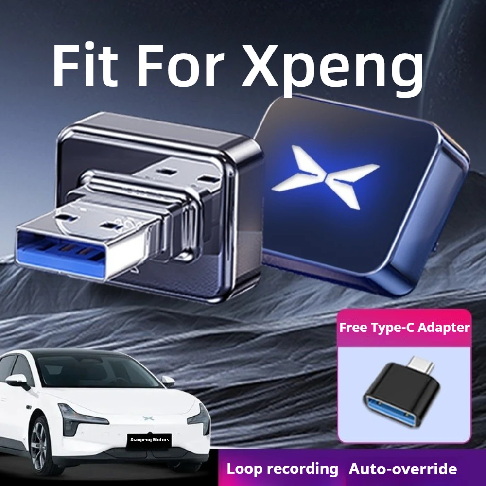 Fit For Xpeng P7 Plus G6 G9 X9 Car DVR U Disk Sentry Mode Vehicle Storage USB Flash Drive Automotive