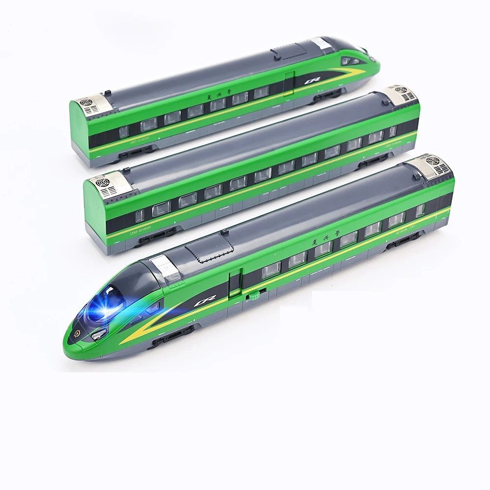 Fuxing EMU Green CR200J Electric Train High Speed Train Model Emulation Collection Toy Gift Display Simulation Decoration