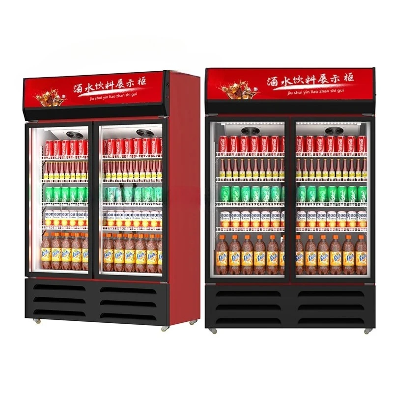 

Single temperature mini refrigerator and freezer bar counter refrigerator with glass door for beer bottle display