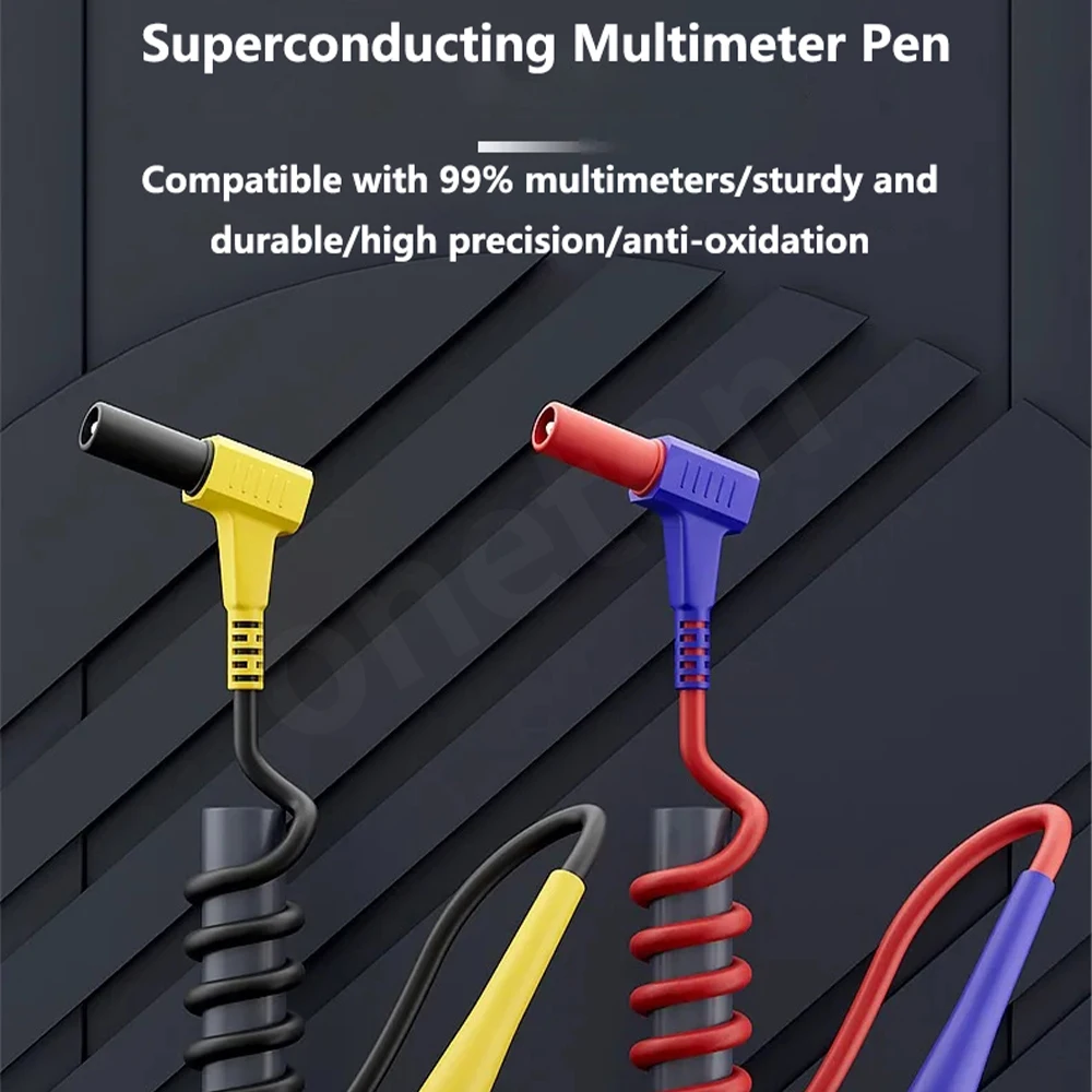 Lanrui W9 Superconducting Multimeter Pen Multimeter Test Cable Replaceable Pen Tip Universal Pointer Lead Probe Wire Pen Cable