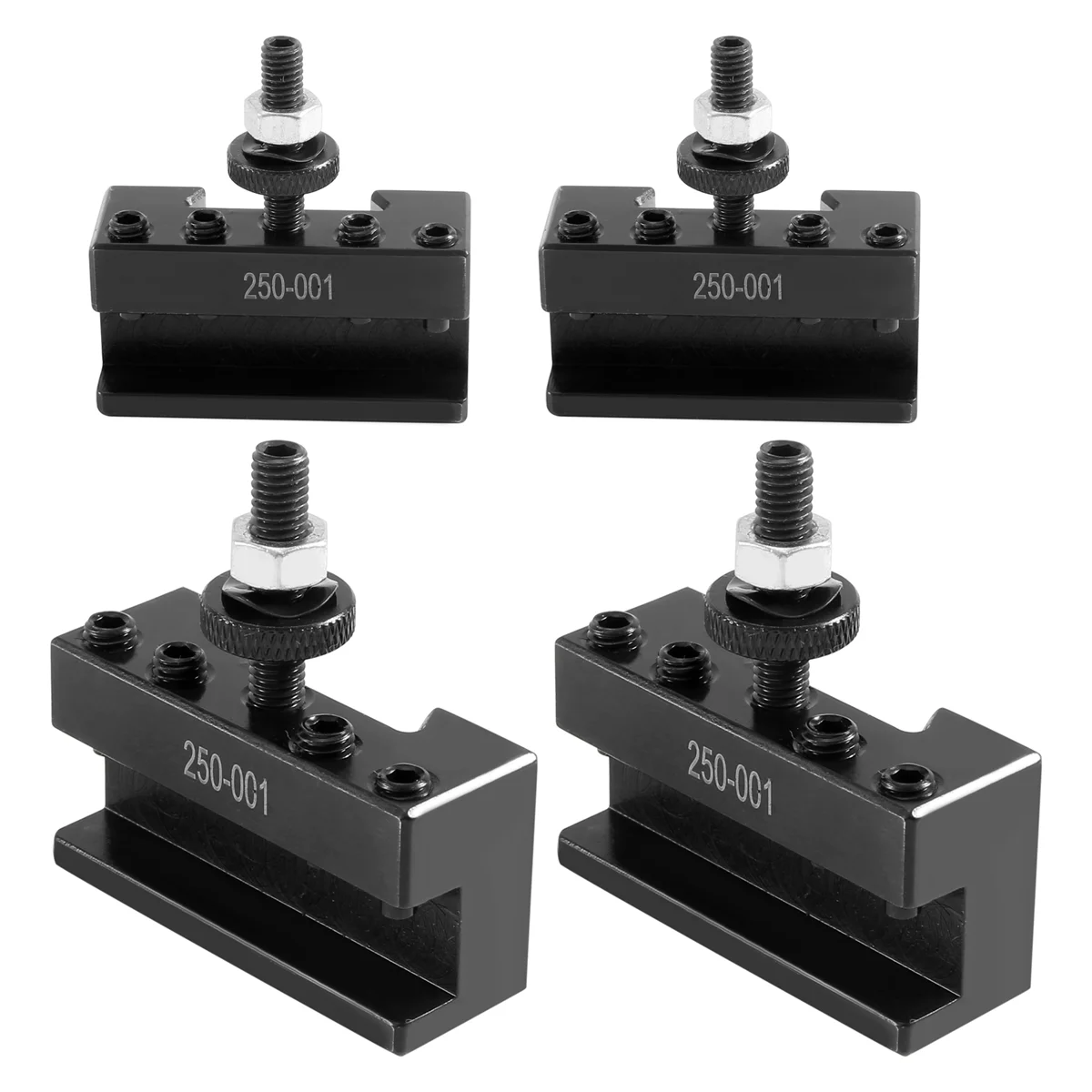4PC SETS 250-001 0XA Quick Change Tool, Turning Tool Holder Steel Material HOLDER ZJY