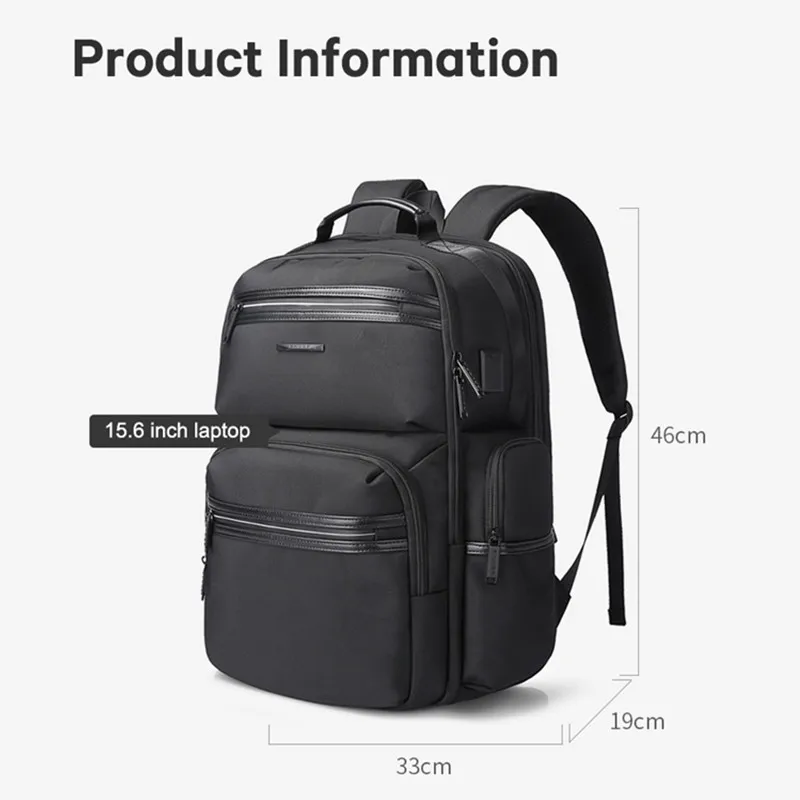 BANGE Anti Theft Laptop Backpack 15.6\