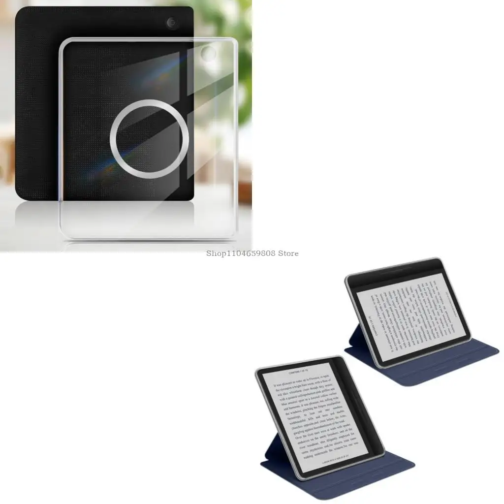 

Acrylic Case For Libra Color 2 2024 Tablets Book Cover Soft TPU Back