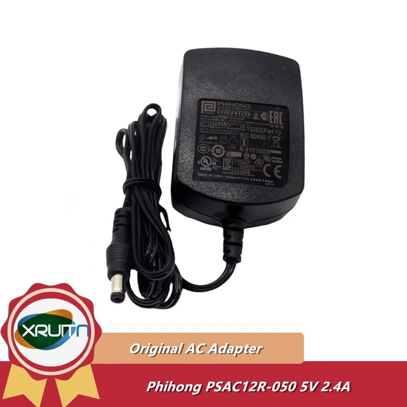 

US/ EU/ UK/ AU Plug Genuine Phihong PSAC12R-050 5V 2.4A Switching Power Supply 5V 2.4A AC Adapter Charger