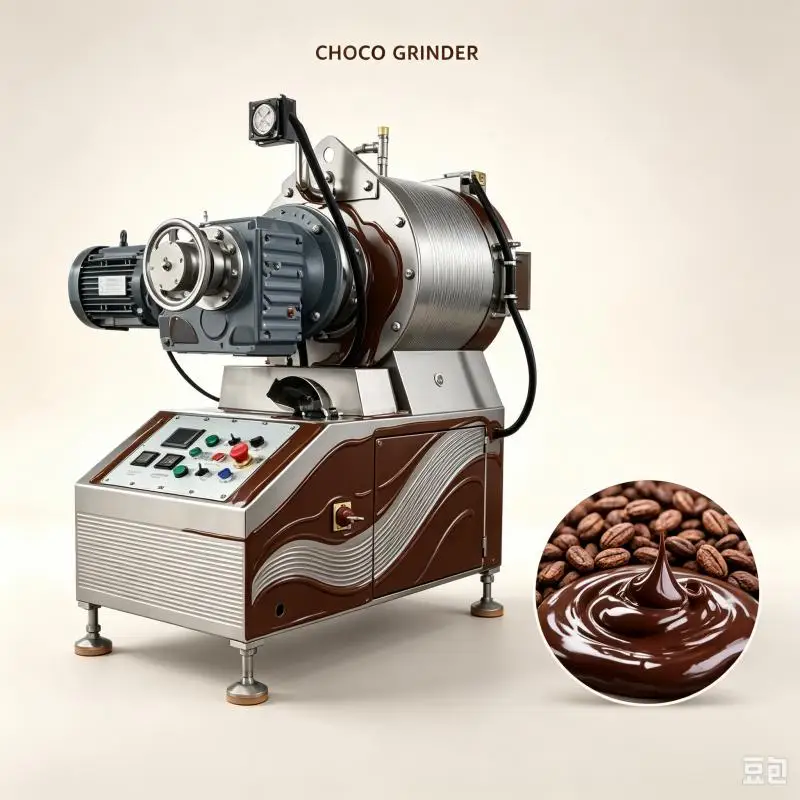 Stainless Steel Chocolate Grinding Machine Automatic Chocolate Paste Grinder Cocoa Processing Machine Factory Supply