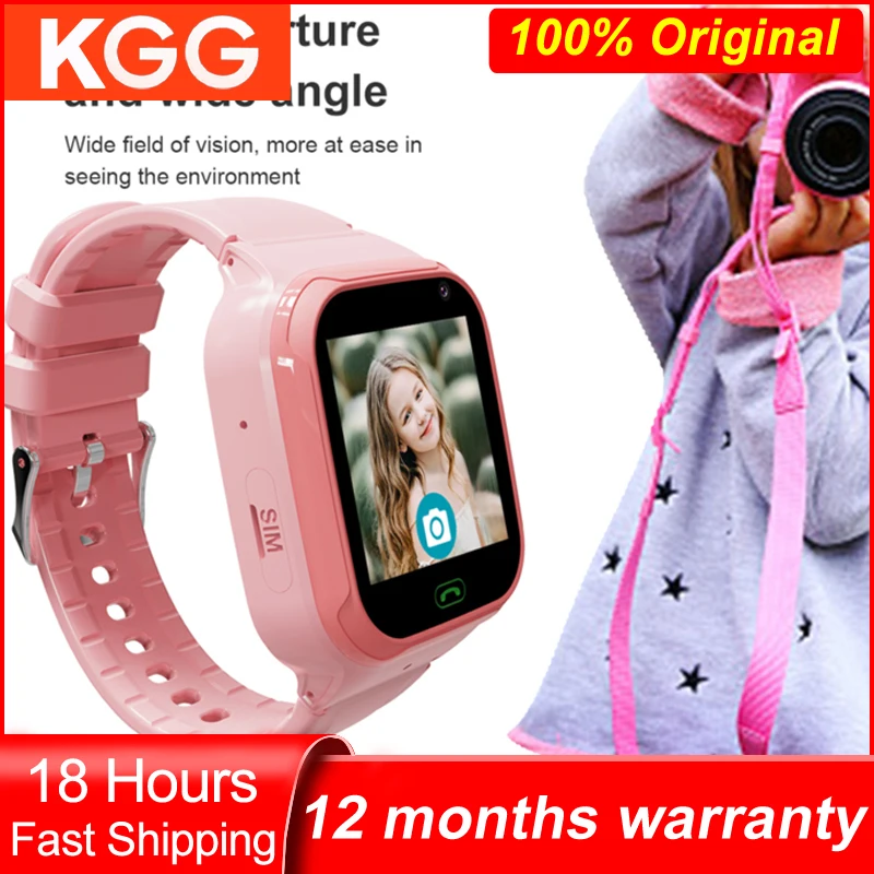 Smart Phone Watch WIFI LBS SOS Location Video Call Chat Remote Monitor IP67 Waterproof Children 4G Kids Clock Christmas Gifts