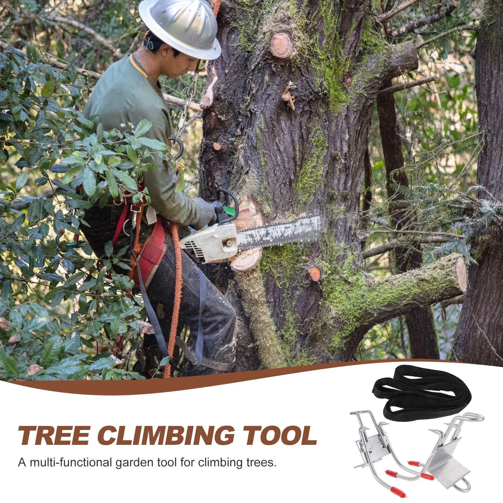 

Metal Tree Climbing Artifact Five Claws Spikes Non Climbing Shoes Multi Functional Garden Supplies Accessories