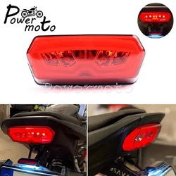 For Honda CB650F CBR650F 2014-2015 CTX700N 2013-2015 MSX Grom 125 2013-2016 Motorbike Red Integrated LED Turn Signals Tail Light
