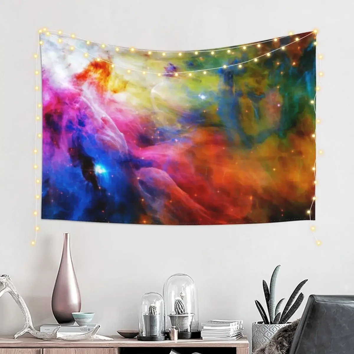 Hubble 1 Orion Nebula M42 Tapestry Bedroom Decor Aesthetic Tapete For The Wall Japanese Room Decor Tapestry