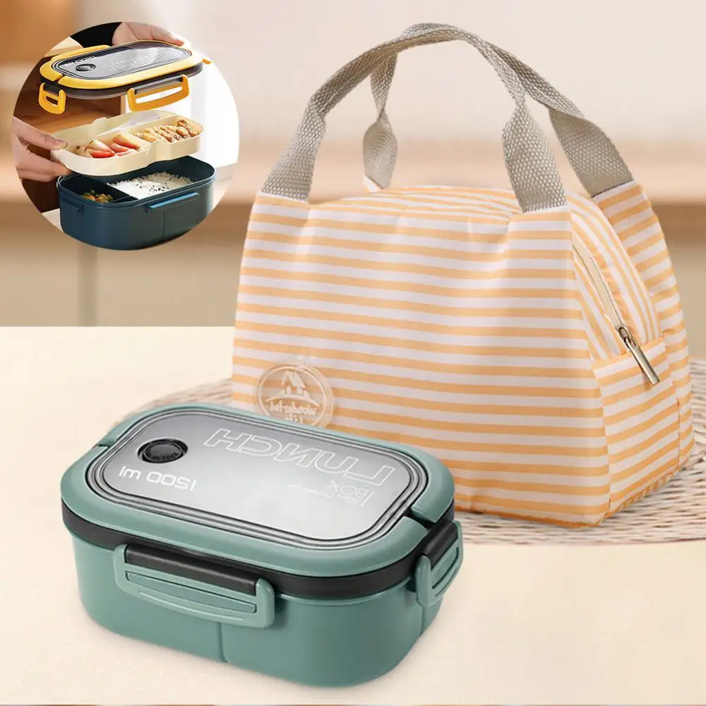 1/2/4PCS Kitchen Bar Supplies Lunch Office Worker Lunch Box Division Bento Ice Pack Clip Seal Cover Safe Without Hurting Hands