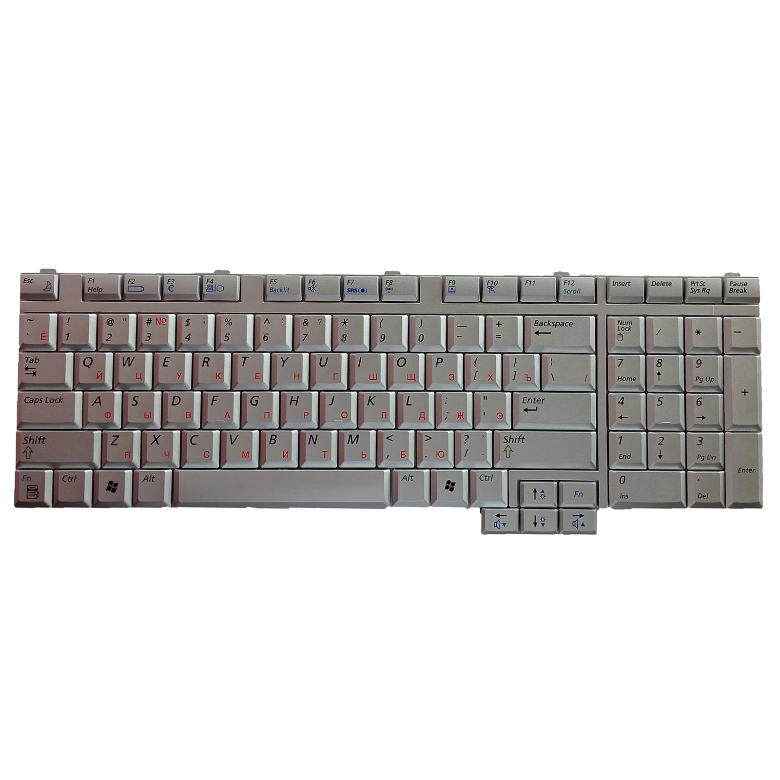 Keyboard Laptop Samsung M70 17 perak RU