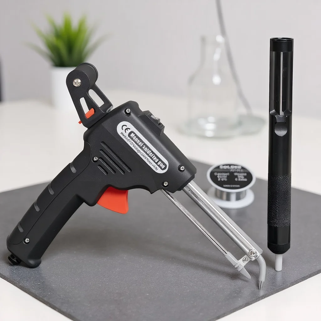 

Автоматический портативный электрический паяльник — ручной инструмент для сварки олова с автоматической подачей ​