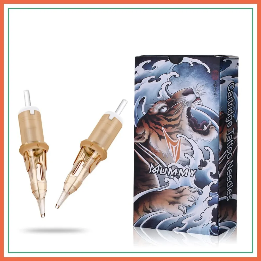 

Mummy Tattoo Cartridges Needles Sorted Disposable Round Liner #10 L-Taper Bugpin 20pcs