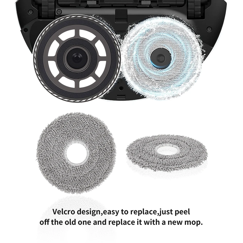 جزء مرشح فرشاة حقيبة القماش الممسحة لـ Dreame S40 Enhanced/X50 Ultra/X50 Pro/X50 Master/L40S Pro Ultra/L50 Pro Ultra/MOVA V50 Ultra