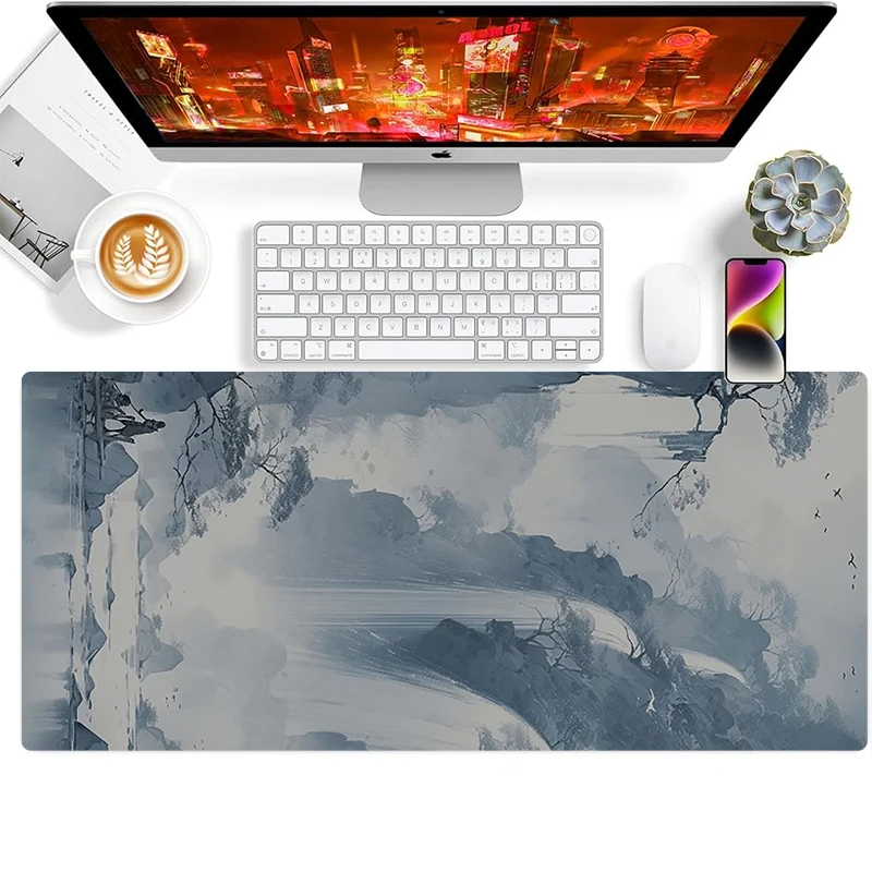 Serenity landscape Gaming Mouse Pad Large Gamer Mousepad Computer Desk Mat Anti-slip XXL Mouse Mat Rubber Keyboard Pads Art