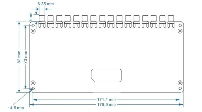 UHF 16 قناة وحدة rfid تردد الراديو تحديد خزانة إدارة الملفات خزانة ذكية بروتوكول GJB7377