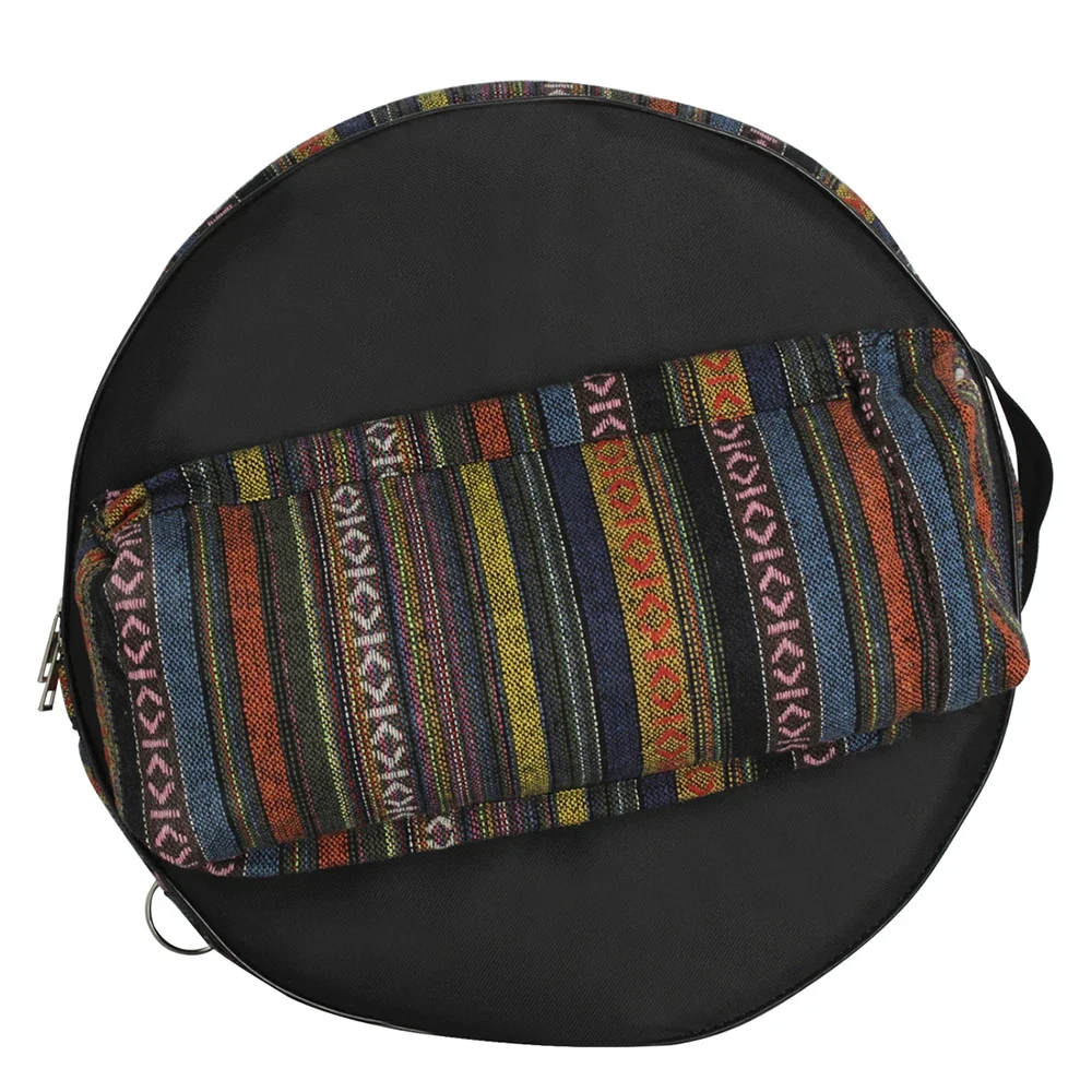 Drum Case Color Ethnic Style Snare Drum Gig Bag Backpack Waterproof 600D Oxford Fabric Bag Percussion Instrument Accessories