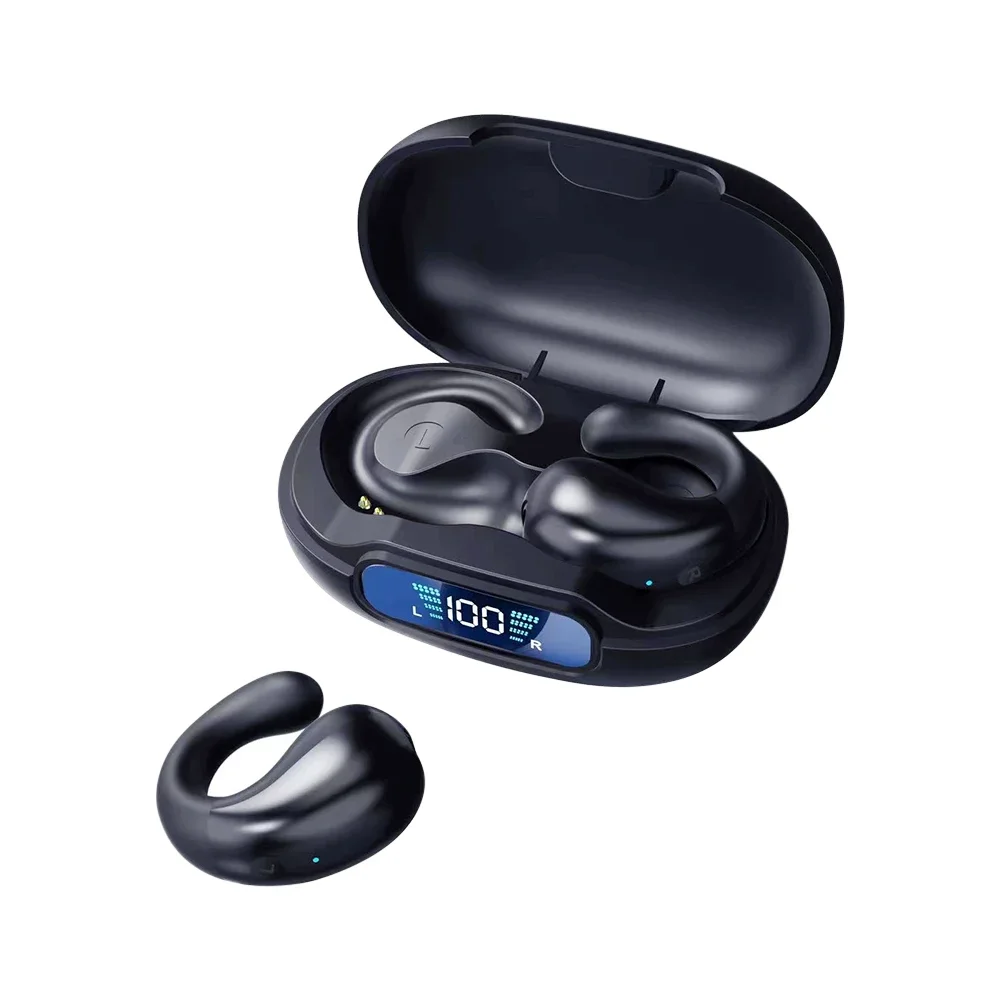NIEUWSTE Q92 TWS Waterdichte Bluetooth5.3 Koptelefoon Open Oor Clip Oordopjes Draadloze Hoofdtelefoon met Microfoon Headsets voor Android & iPhone