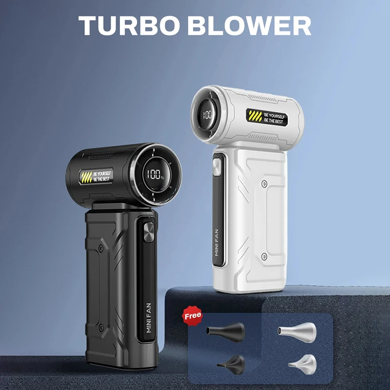 Ultra Turbo Jet Blower Fan 400000RPM Brushless with Battery Display