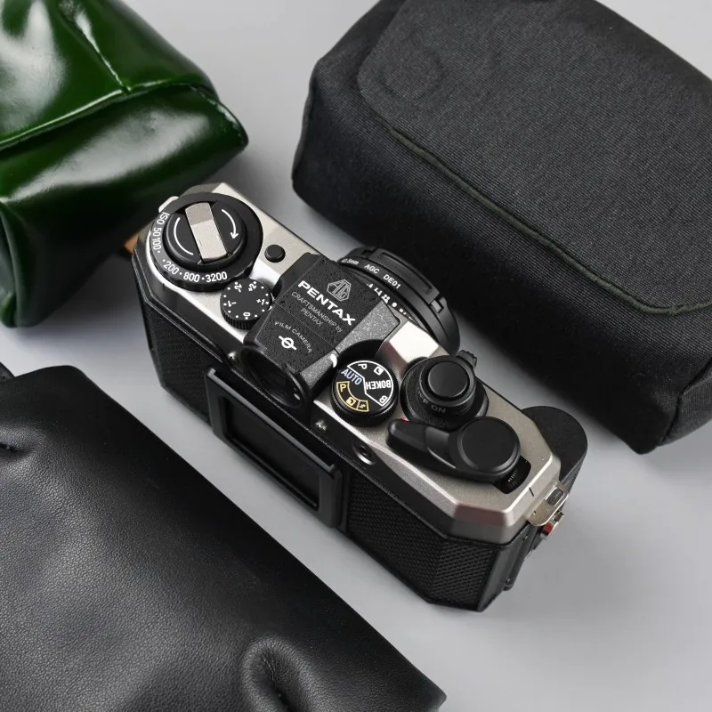 XL Genuine leather Bag box pocket Case For PENTAX 17 Olympus 35 Fujifilm XHalf XM5 XA7 XA5 X10 X20 LUMIX LX100 mirrorless Camera