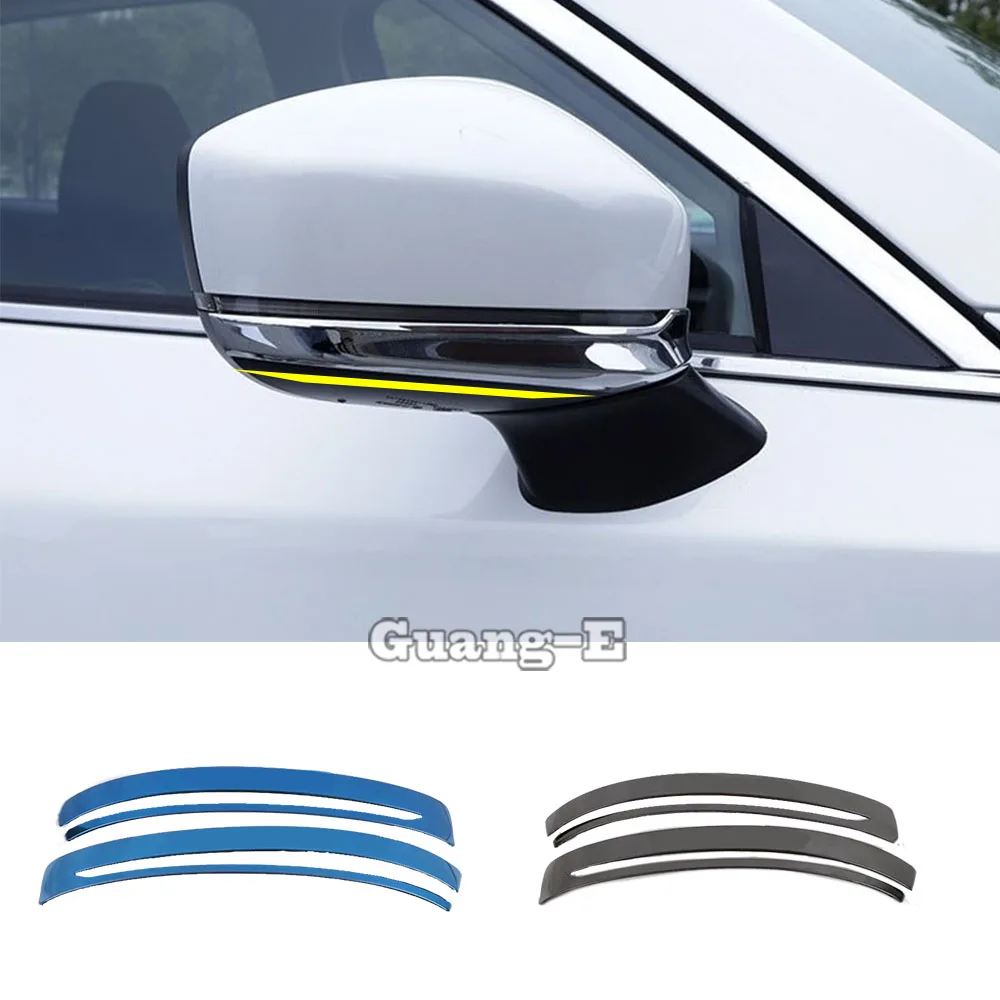 

Car ABS/Steel Back Rear View Rearview Side Mirror Sticks Trim Panel 2pcs For Mazda CX-5 CX5 2nd Gen 2017 2018 2019 2020 2021