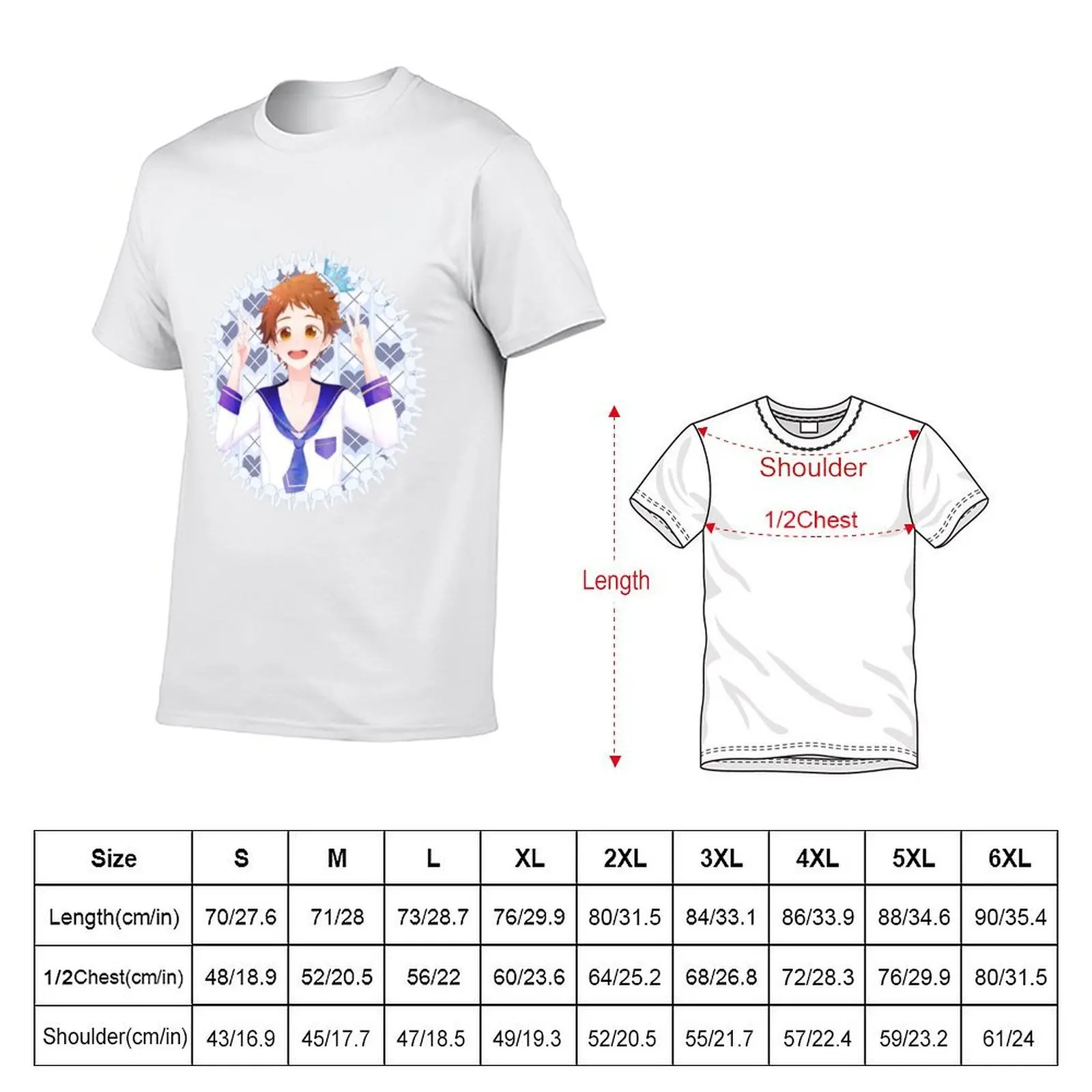 Mitsuru Tenma Ensemble Stars T-Shirt anime tshirt man t shirts for men casual essential t shirt T-shirt