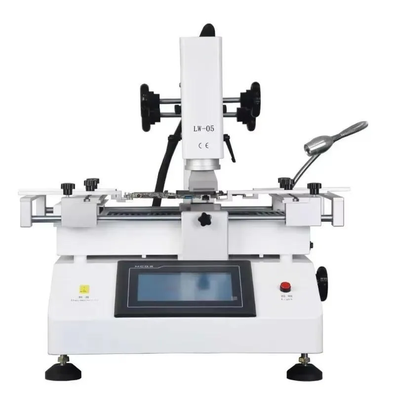 BGA rework station LW-05 3 zone hot air touch screen soldering machine 4500W welding tool, BGA rework station