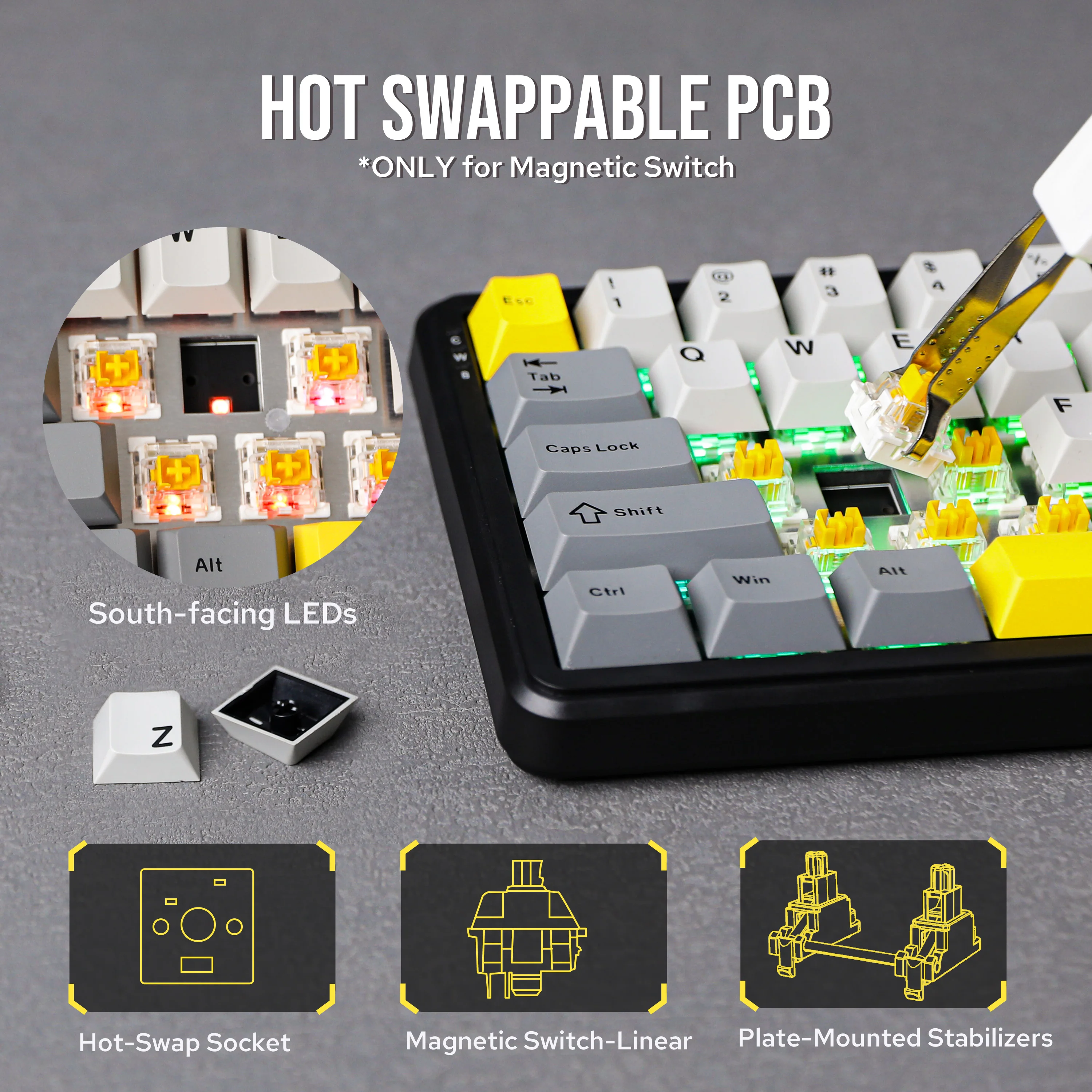 Рисунок 3 - AJAZZ AK680 MAX 68% верхняя структура