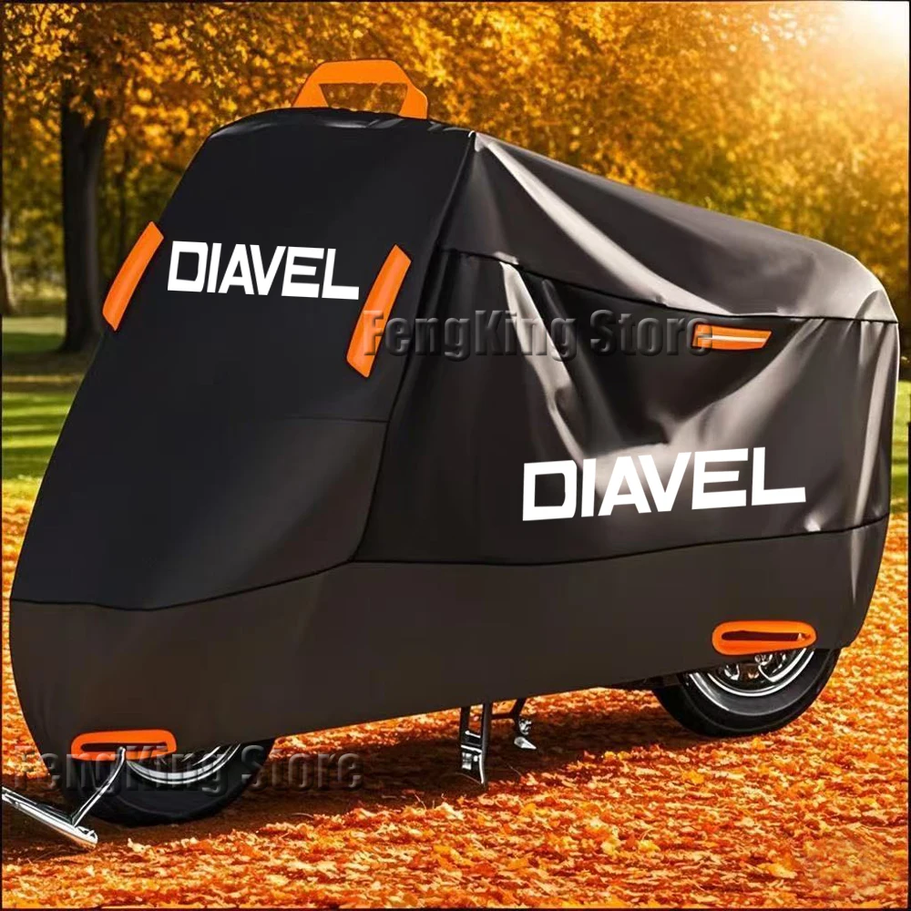 

Motorcycle Cover Waterproof All Season Dustproof Snowproof Uv Protective Outdoor Scooter Rain Cover For DUCATI DIAVEL 2011-2025