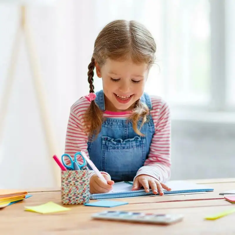 Aesthetic Pens Set 5pcs Quick Drying Smooth Writing Pens Examing Gel Pens Gradient Color Pens Shell Improve Writing Experience