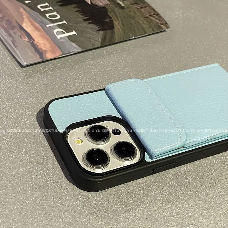

For High-grade iPhone15 card case iPhone11 for iPhone15promax case iPhone13 leather iPhone12 drop-proof iPhone14