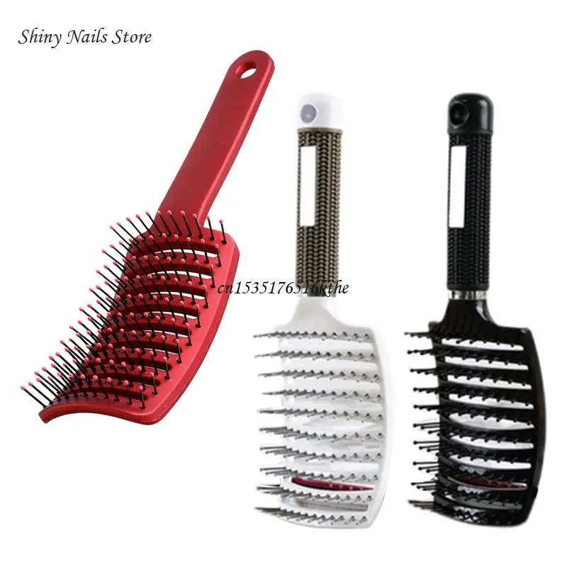 Detangling Hair Brush Anti-Static Scalp Massage Comb for Short Thick Tangles Men and Women for Short Thick Curly Long Dropship