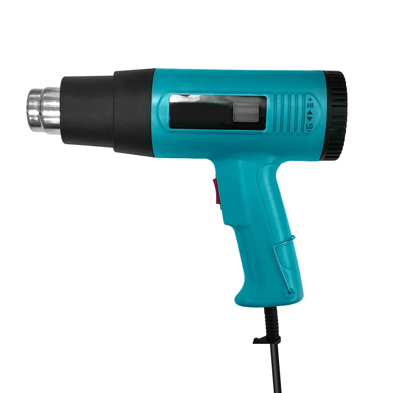 Effective 1600W Digital Display Hot Air GunIndustrial Heat Blower Tiling Grout Vinyl Wrapping, Heat‑shrink Film