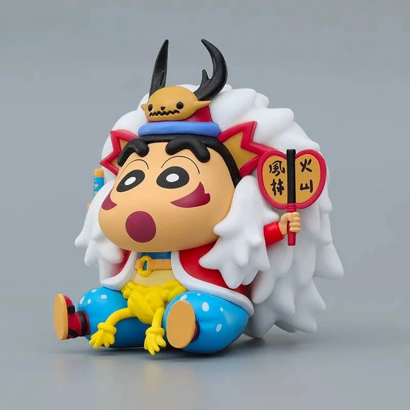 

Tide Play Crayon Shin-Chan Action Figure Limited Edition Wind Forest Volcano Hand Do Cute Tabletop Decoration Children'S Gift