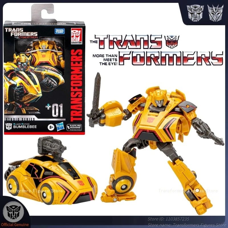 

In Stock Transformer Studio SS-GE 01 Bumblebee G1 Cartoon Movie Figure Model Anime Action Deformation Robot Toys Popular Gifts
