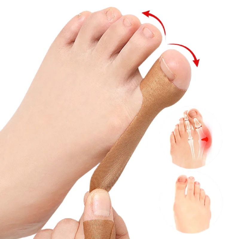 10/20 Pairs Thumb Correction Patch Toe Valgus Correction Sticker Wear-resistant Foot Joint Fixation Protection Foot Hand Care