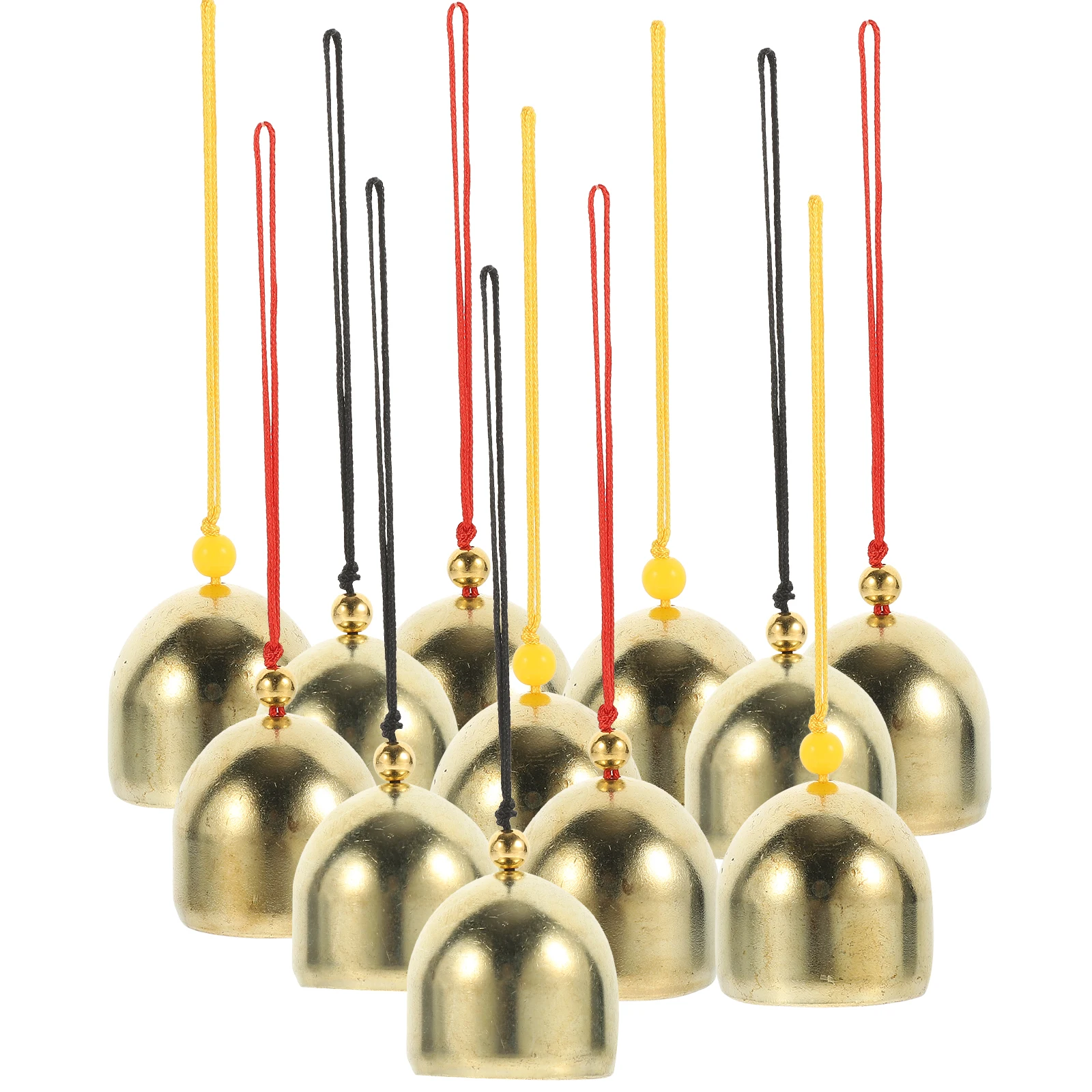 

12 Pcs Copper Bell Wind Chime Decoration Bells Small Mini Vintage Decorative Chimes