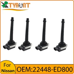 TYRNT New High Quality Ignition Coil 22448-ED800 For Nissan Micra Note NV200 Qashqai Tiida X-Trail Car Accessories