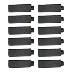 12 pezzi spazzola di carbone 4x5.5x17mm spazzole di carbone del motore per motore di ancoraggio asciugacapelli elettrico set generale accessori per utensili ad alta potenza