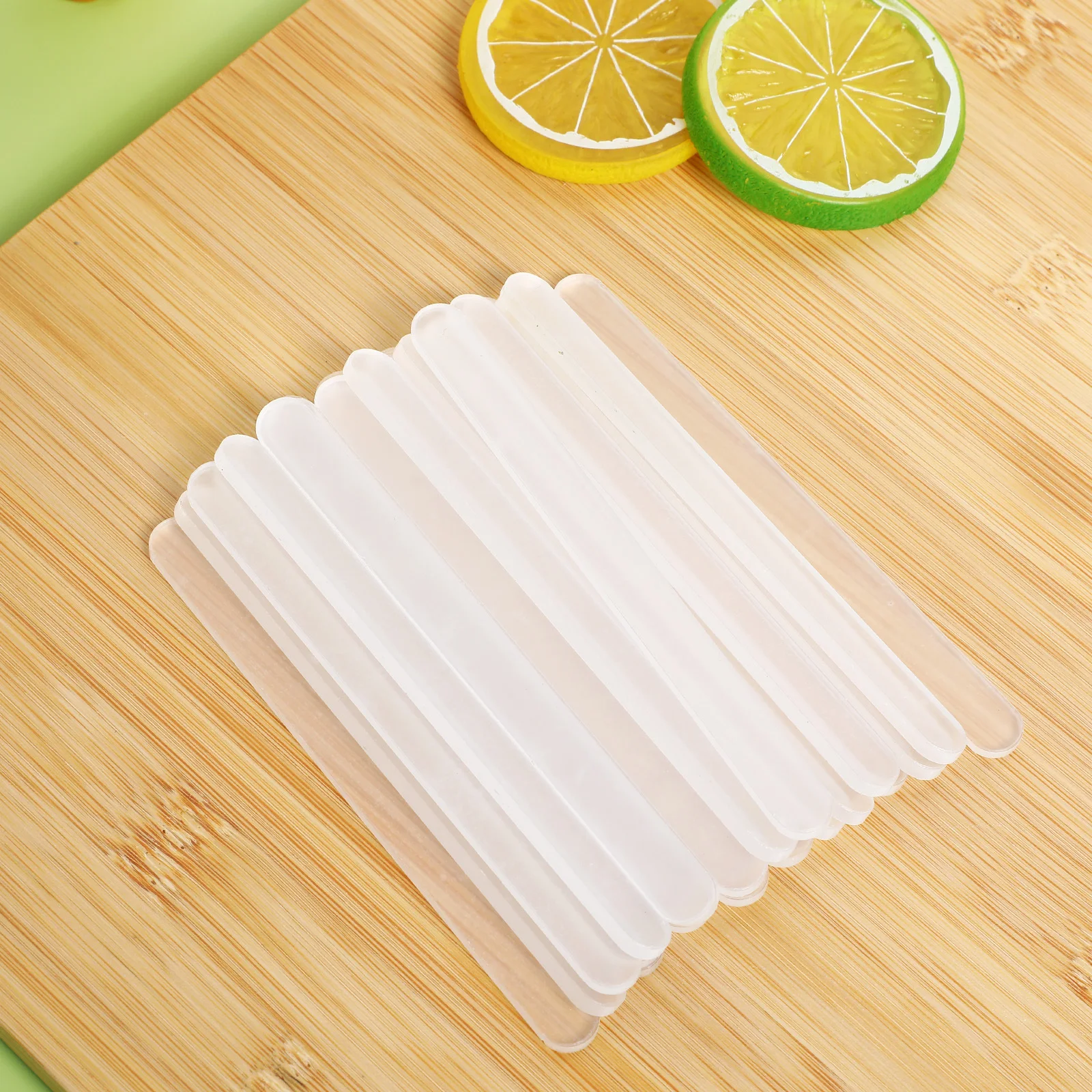 

30Pcs Clear Acrylic Popsicle Sticks Ice Cream Sticks Food Craft Supplies DIY Dessert Ice Cream Supplies