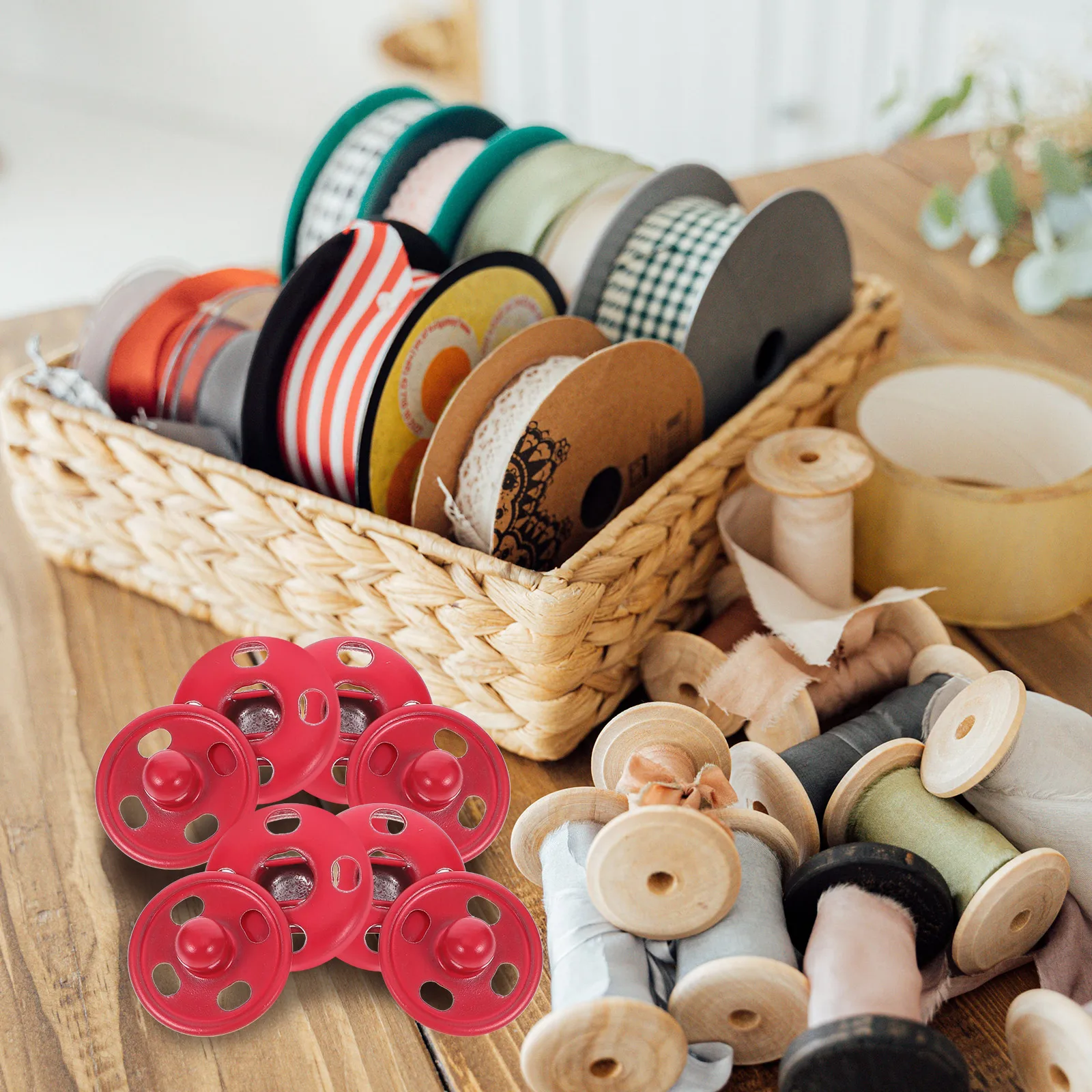 

50pcs Metal Snap Fastener Durable Button For Jackets Sweaters Diy Craft Clothing Decoration Practical Multi-Functional Press