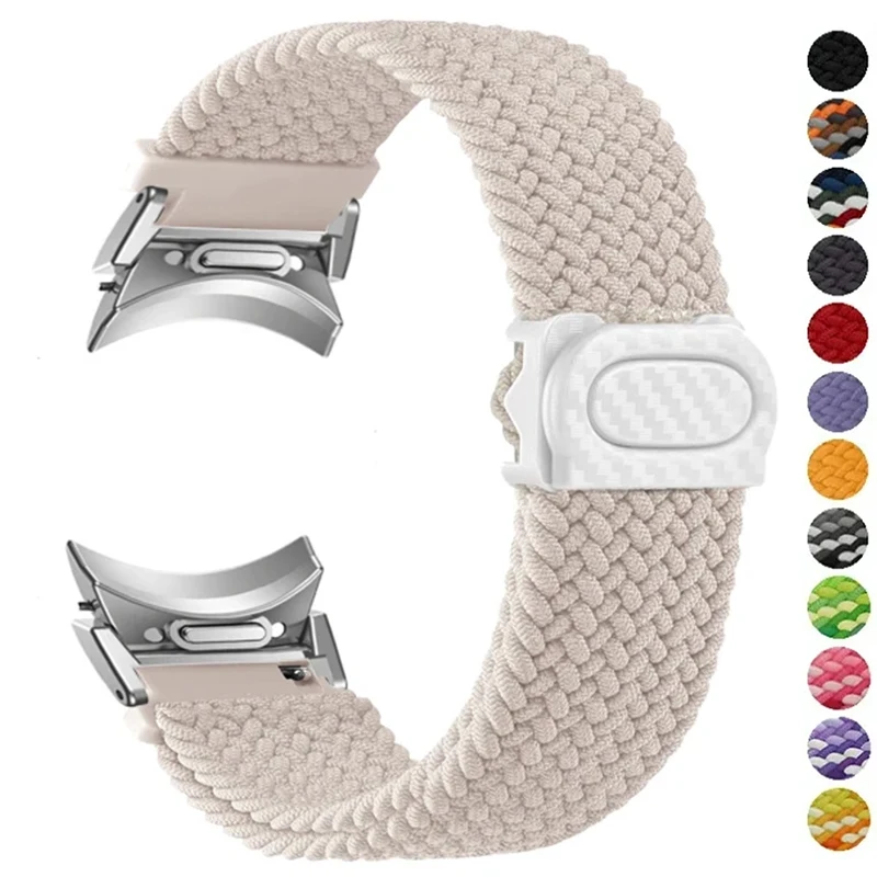 

No Gaps Braided Band For Samsung Galaxy Watch 7 6 4 Classic/5 Pro/44 40mm 47mm 43mm 45mm 46 Nylon Bracelet Galaxy watch 6 strap