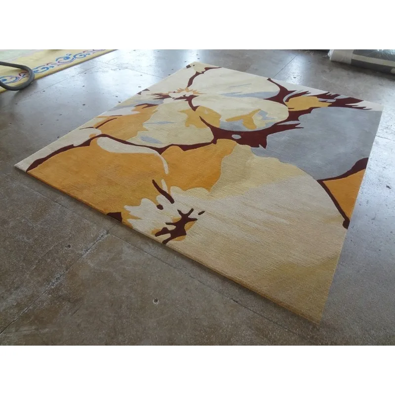 Moderno simples listrado verde chinês sala de estar mesa café sofá tapete