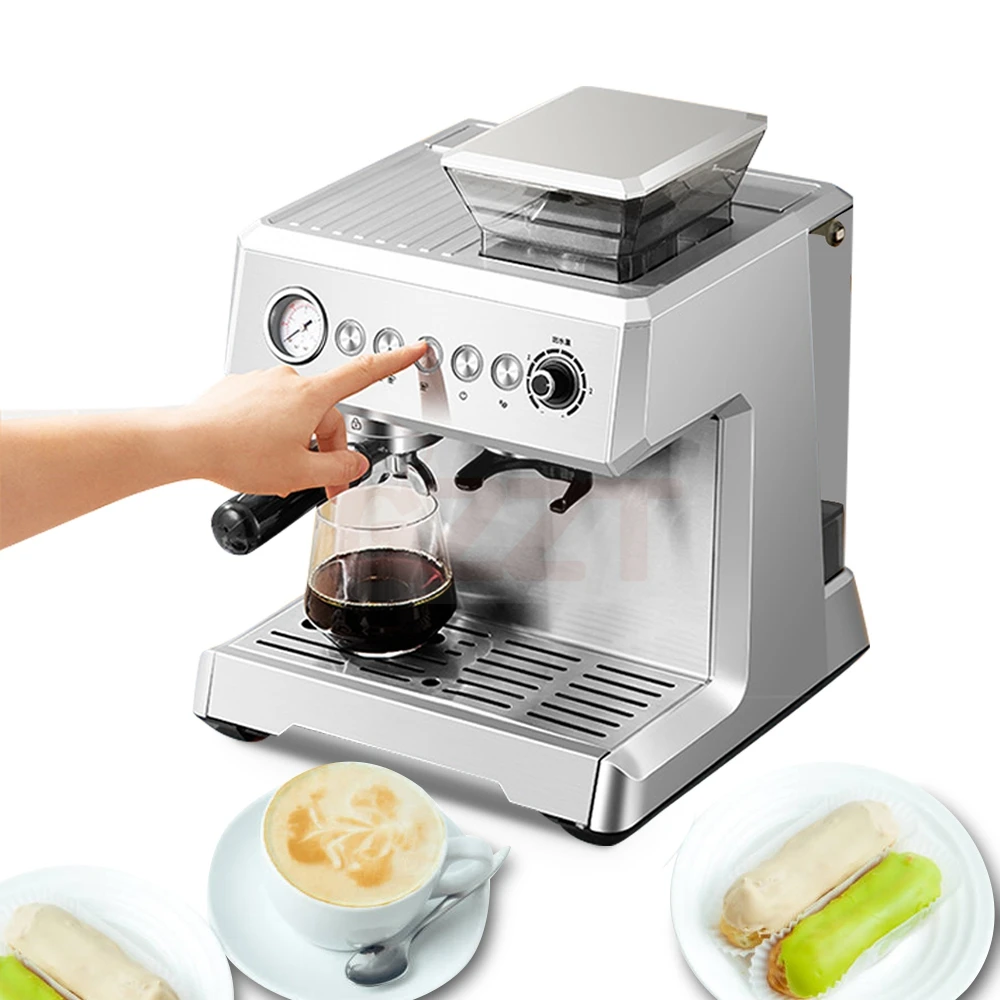 

Factory Professional Coffee Machine Automatic Hot Milk Hot Water Latte Cappuccino 3 In 1 Coffee Espresso Coffee Machine