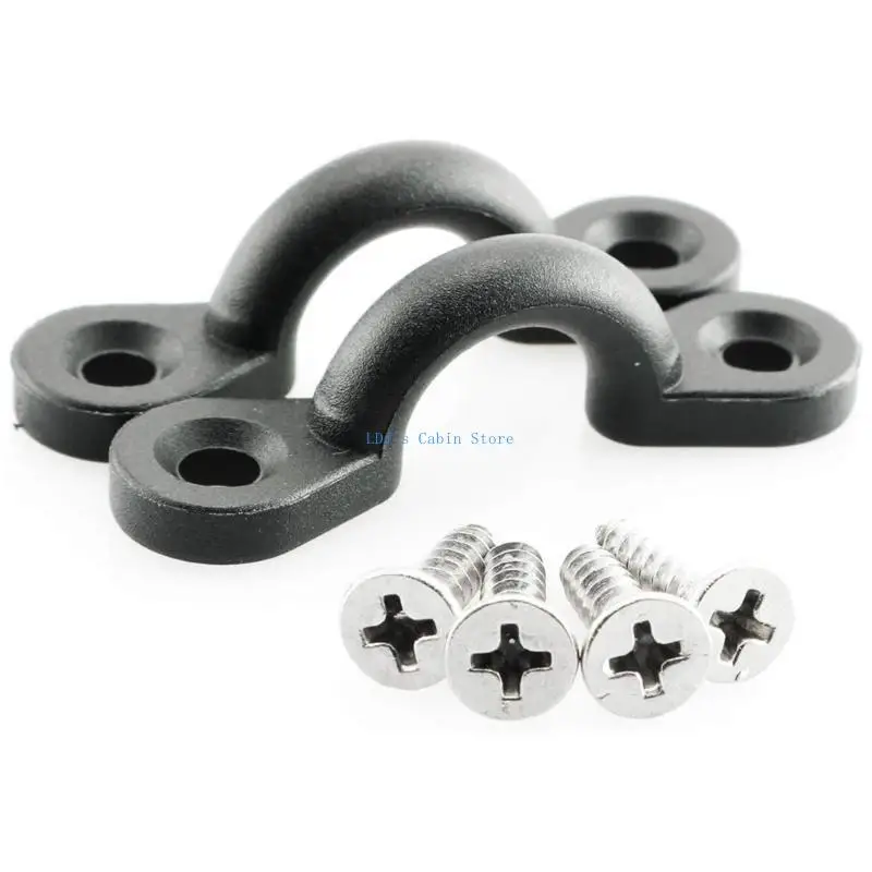 

XXFC Small Pulley Block with Pad Eye and Screws for Kayak Canoes Boats Easily Install