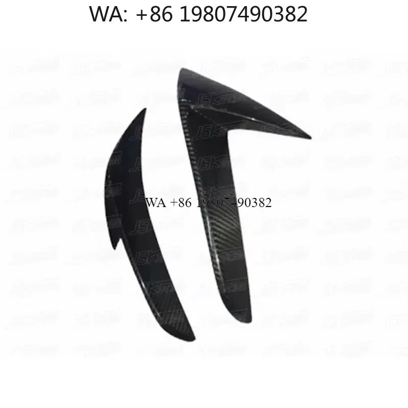 Wmwmnu Carbon Fiber Front Bumper Canards Splitter for MP4-12C 2012 2013 2014 DV Style Lip Spoiler Body Kit