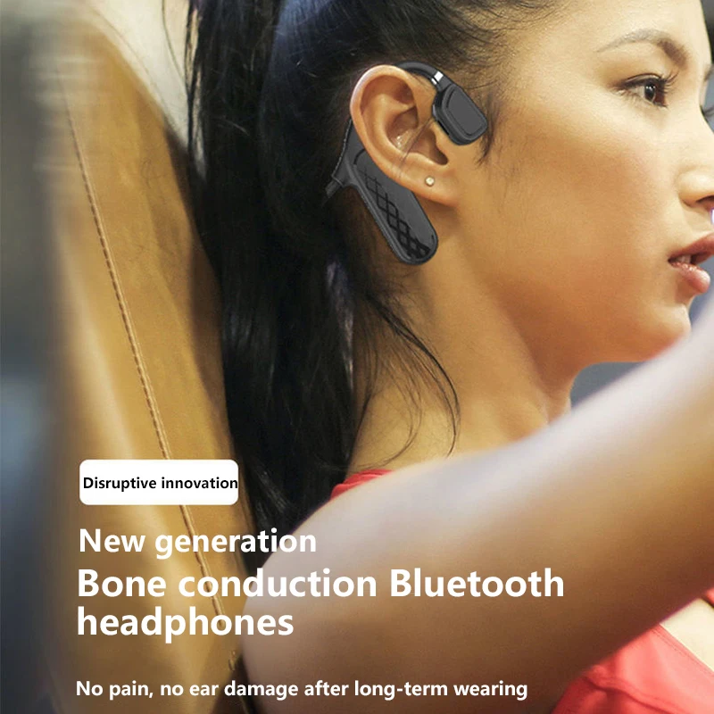 MD04 سماعات رأس بلوتوث توصيل العظام فوق الأذن تقدم عمر بطارية طويل الأمد دون إدخالها في الأذنين جديد 2025 #4
