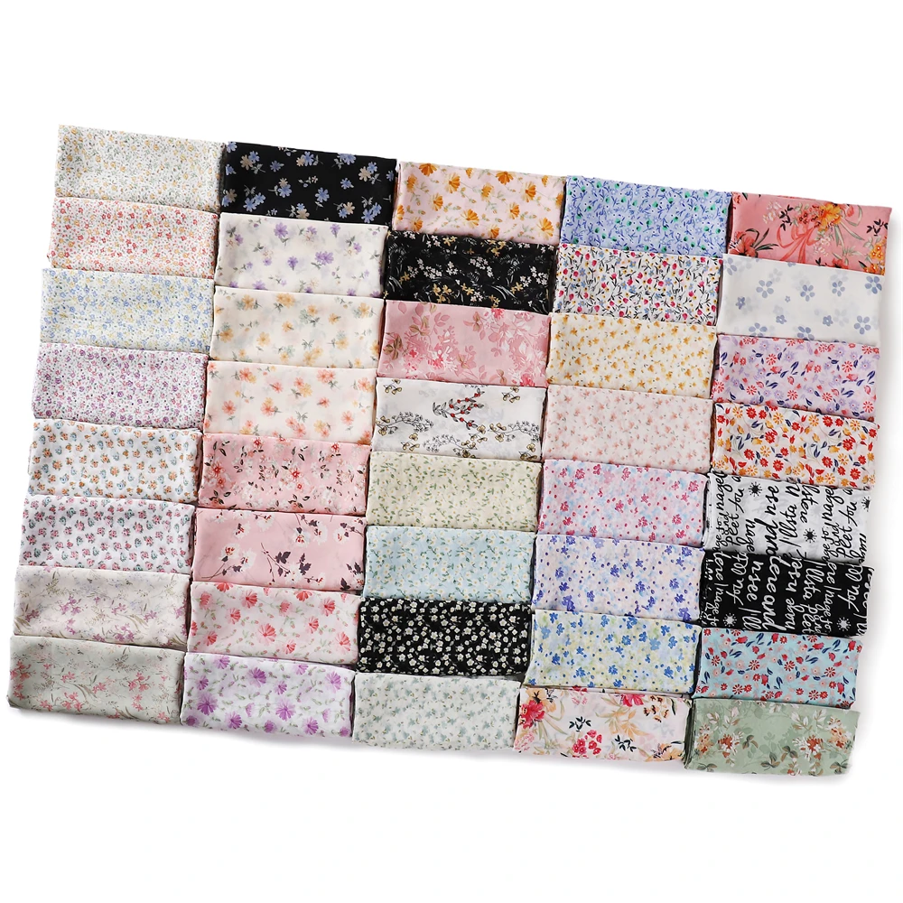 Pañuelo para la cabeza de gasa para mujer musulmana, chal de alta calidad, diadema femenina, Hijab con estampado Floral, estolas de cuatro LEDs